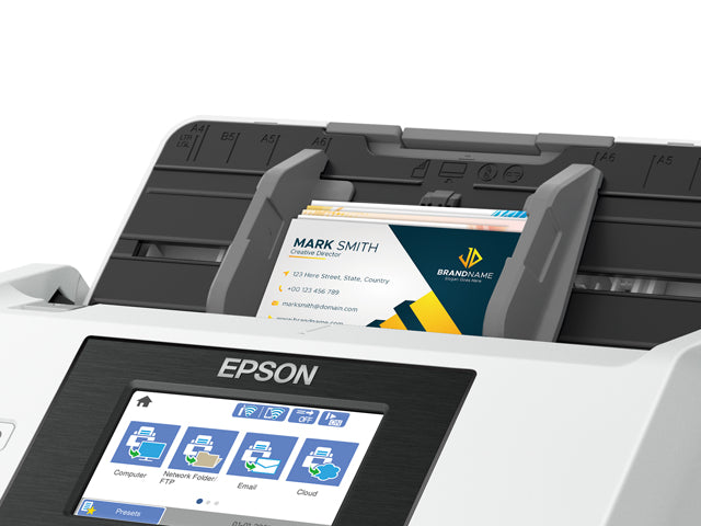 EPSON WorkForce DS-790WN Sheet-fed scanner 600 x 600 DPI A4 Black, White (B11B265201) - Cartouches Certifiees