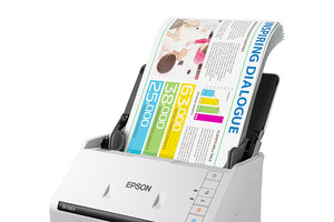 EPSON WorkForce scanner Sheet-fed scanner 600 x 600 DPI A4 White (B11B261202) - Cartouches Certifiees