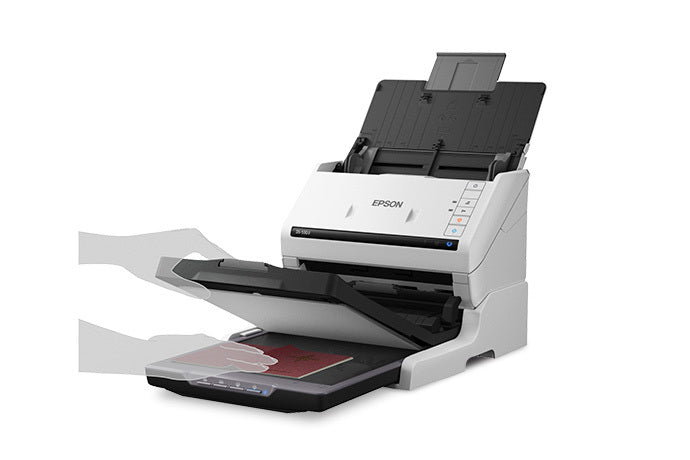 EPSON WorkForce scanner Sheet-fed scanner 600 x 600 DPI A4 White (B11B261202) - Cartouches Certifiees