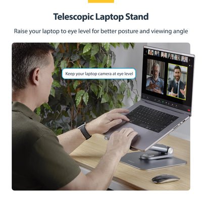 StarTech.com ATER-LAPTOP-RISER Support de livres Supports de Laptop Argent - Image 8
