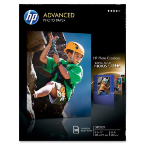 Q7853A HP PAPIER PHOTO GLOSSÉ AVANCÉ 8x11 50/PAQ