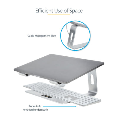 StarTech.com LAPTOP-STAND-SILVER Support de livres Supports de Laptop Argent 43,2 cm (17") - Image 13