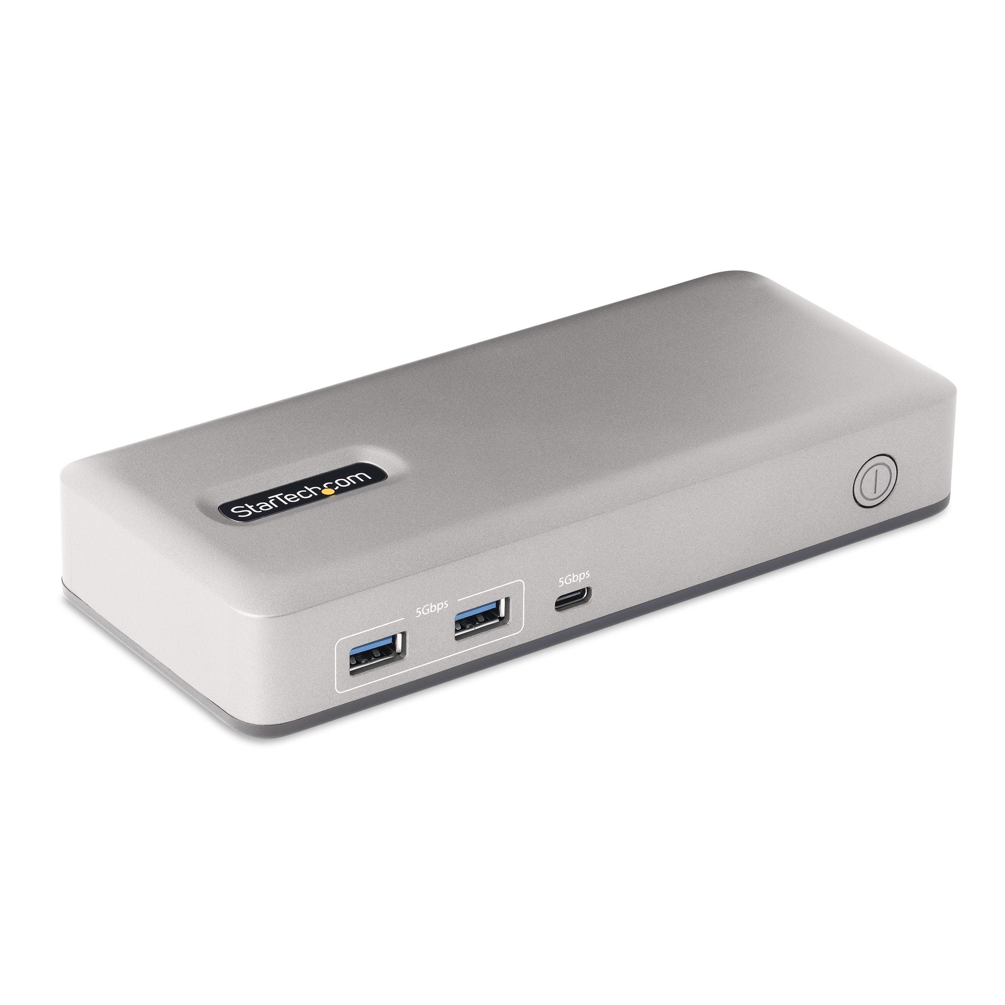 StarTech.com 101N-USBC-DOCK station d'accueil Avec fil USB 3.2 Gen 1 (3.1 Gen 1) Type-C Gris - Image 1