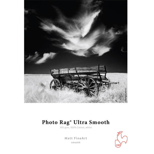 HAHNEMUHLE HM2424999 (24in x 39ft) White Original Photo Rag Ultra Smooth