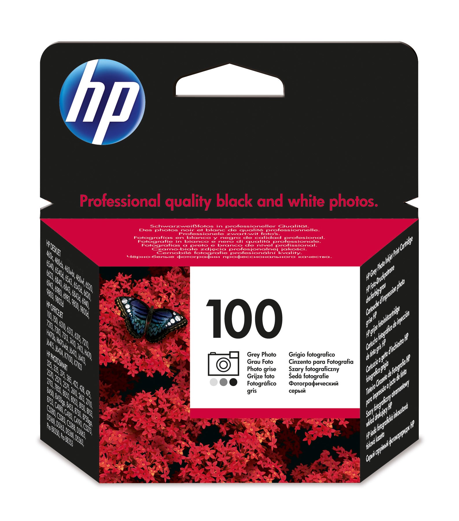 HP 100 Photo Gray Original Inkjet Cartridge - Cartouches Certifiees