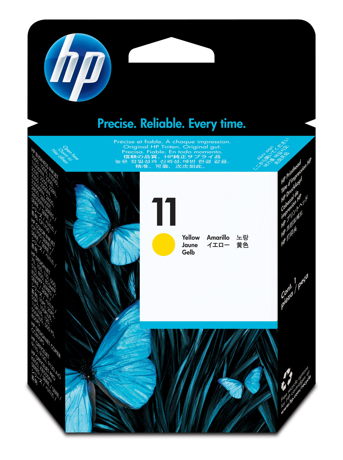 HP 11 (C4813A) Yellow Original Printhead - Cartouches Certifiees