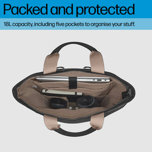 HP 14 Convertible Laptop Backpack Tote 35.8 cm (14.1") Black (9C2H1AA) - Cartouches Certifiees