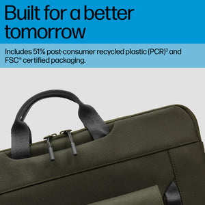 HP 15.6 Modular Laptop Backpack 39.6 cm (15.6") Green, Grey (9J496AA) - Cartouches Certifiees