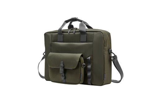 HP 15.6 Modular Laptop Bag 39.6 cm (15.6") Messenger case Green, Grey (9J497AA) - Cartouches Certifiees