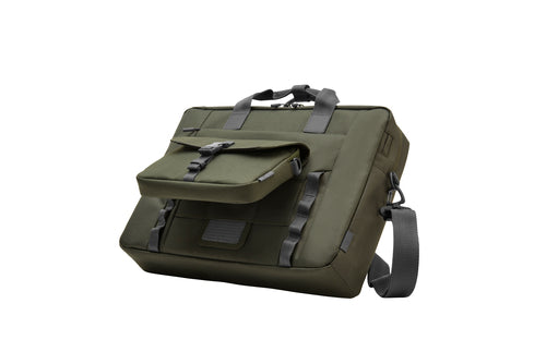 HP 15.6 Modular Laptop Bag 39.6 cm (15.6") Messenger case Green, Grey (9J497AA) - Cartouches Certifiees