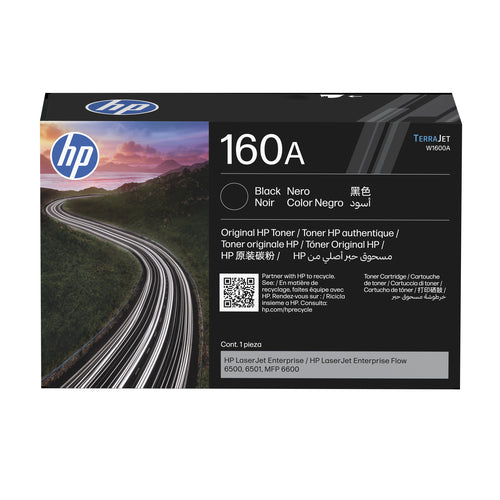 HP 160A Black Original LaserJet Toner Cartridge (W1600A) - Cartouches Certifiees