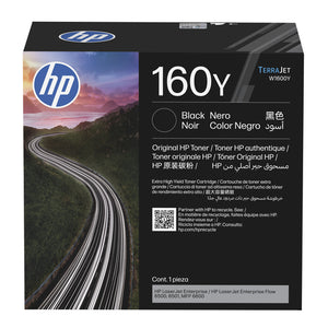 HP 160Y Black Original LaserJet Toner Cartridge (W1600Y) - Cartouches Certifiees