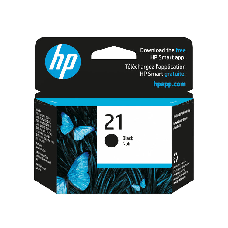 HP 21 (C9351AN) Black Original Inkjet Cartridge - Cartouches Certifiees