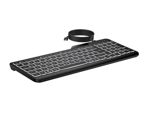HP 405 Backlit Wired keyboard Home USB Black (7N7C1UT#ABA) - Cartouches Certifiees