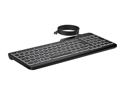 HP 405 Backlit Wired keyboard Home USB Black (7N7C1UT#ABA) - Cartouches Certifiees