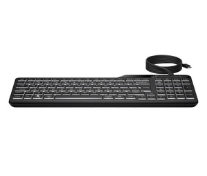 HP 405 Backlit Wired keyboard Home USB Black (7N7C1UT#ABA) - Cartouches Certifiees