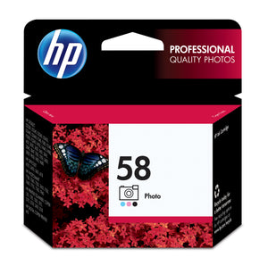 HP 58 (C6658AN) Photo Original Inkjet Cartridge - Cartouches Certifiees