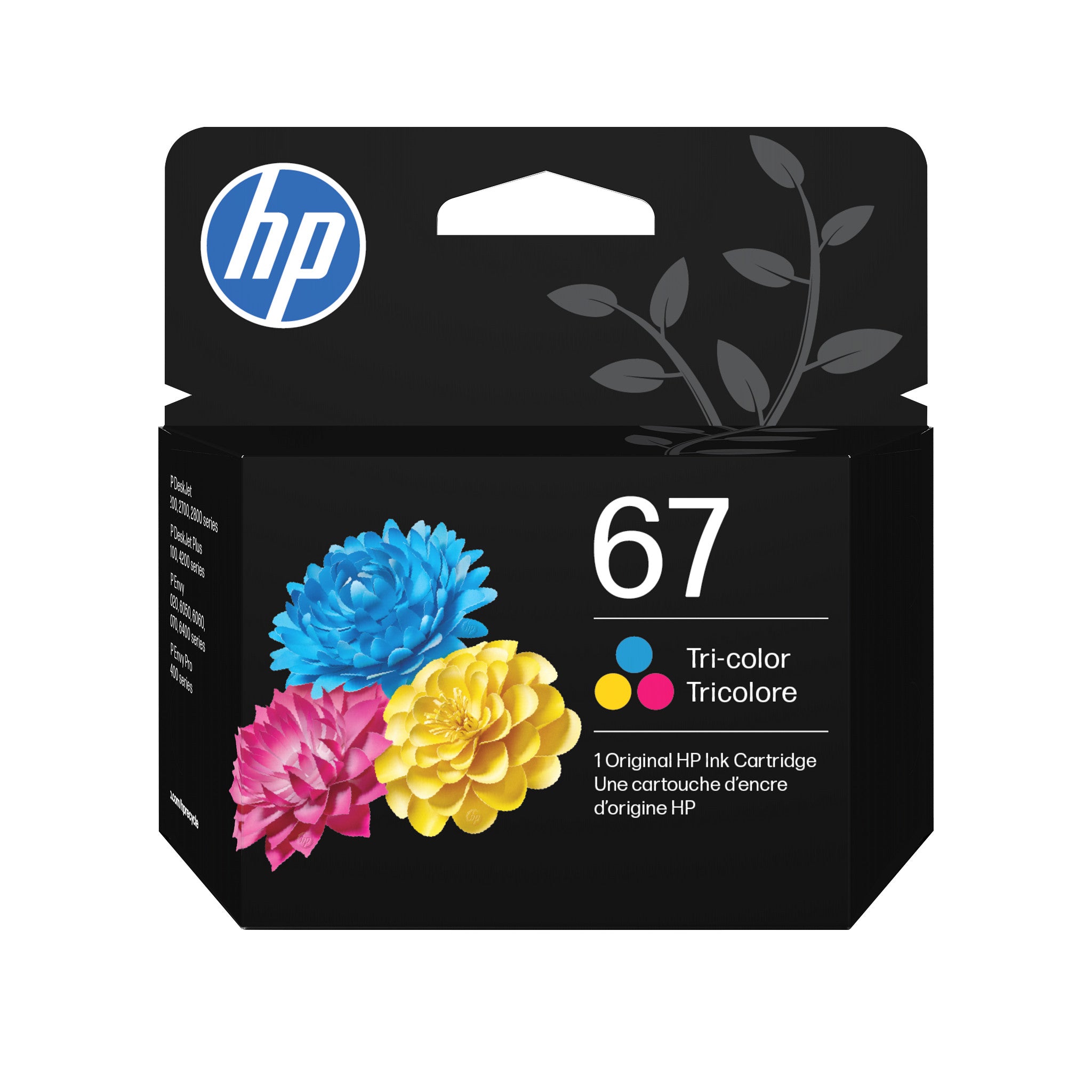 HP 67 (3YM55AN) Color Original Inkjet Cartridge - Cartouches Certifiees