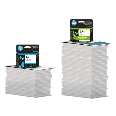 HP 67 (3YM55AN) Color Original Inkjet Cartridge - Cartouches Certifiees