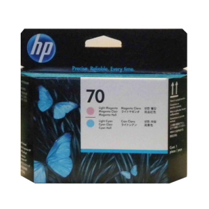 HP 70 - 130ml (C9405A) Light Magenta and Light Cyan Original Printhead - Cartouches Certifiees