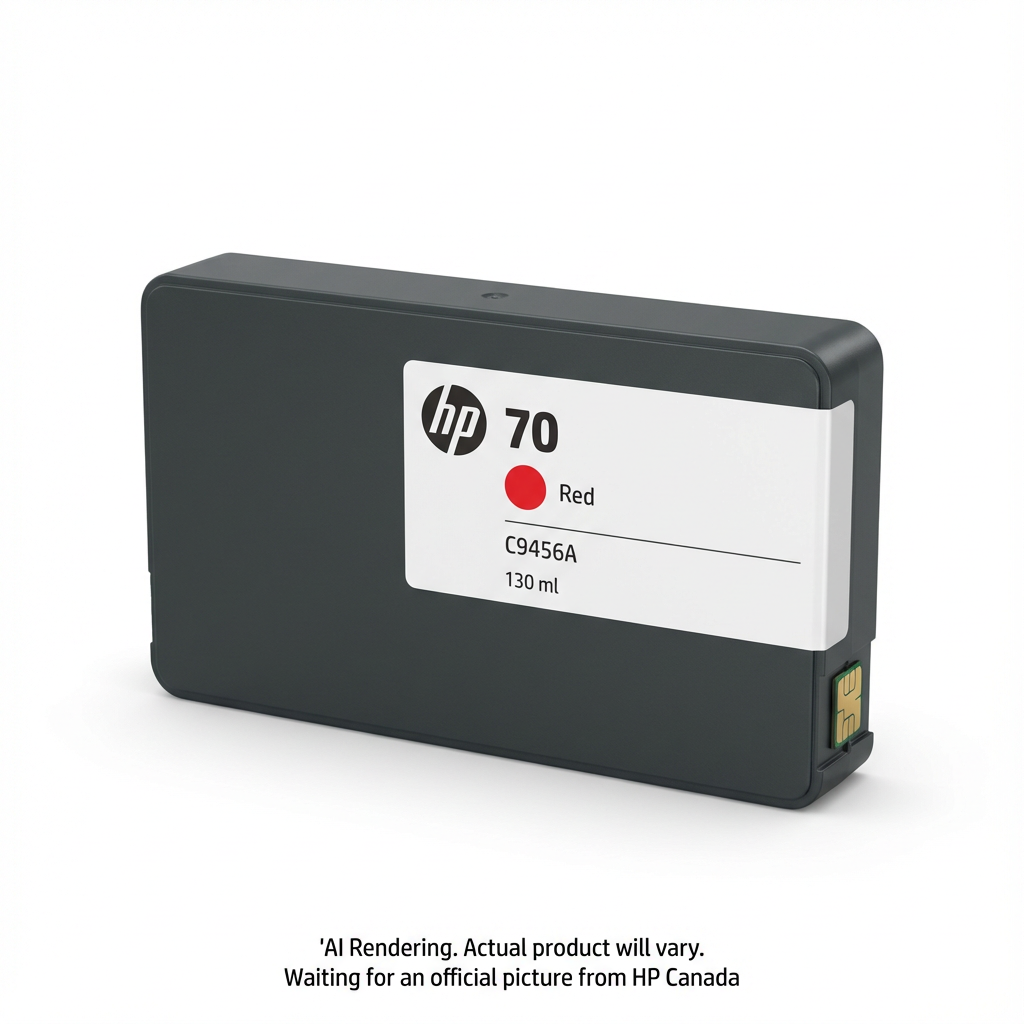 HP 70 - 130ml (C9456A) Red Original Inkjet Cartridge - Cartouches Certifiees