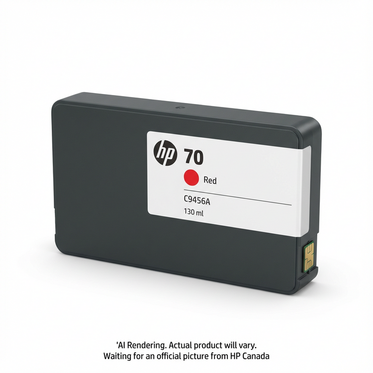 HP 70 - 130ml (C9456A) Red Original Inkjet Cartridge - Cartouches Certifiees
