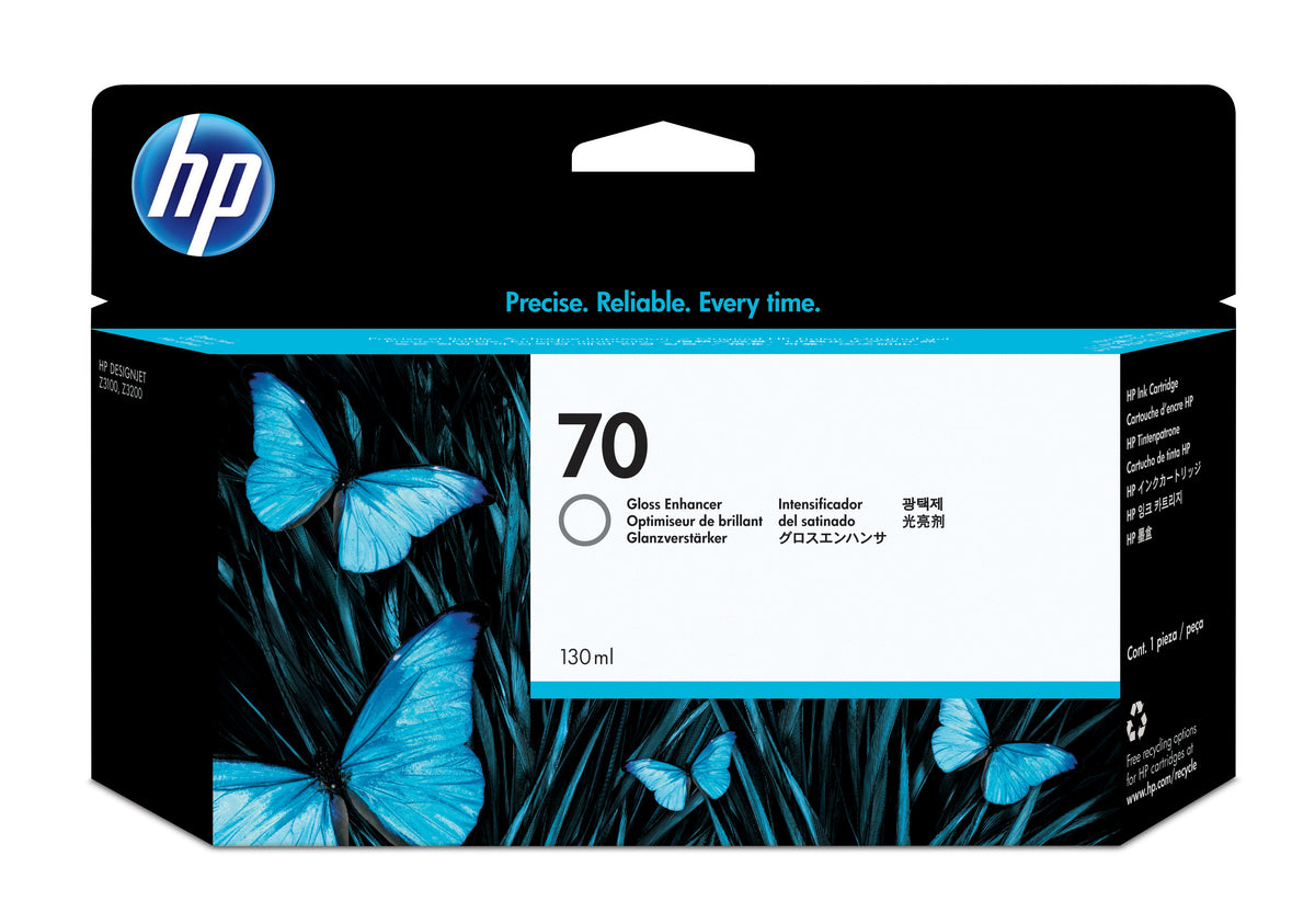 HP 70 - 130ml (C9459A) Gloss Enhancer Original Inkjet Cartridge - Cartouches Certifiees