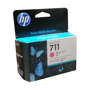 HP 711 - 29ml (CZ135A) Magenta 3-Pack Original Inkjet Cartridge - Cartouches Certifiees