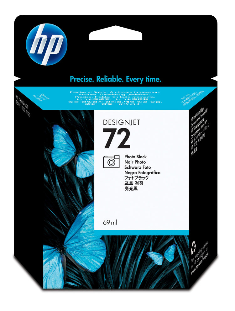 HP 72 - 69ml (C9397A) Photo Black Original Inkjet Cartridge - Cartouches Certifiees