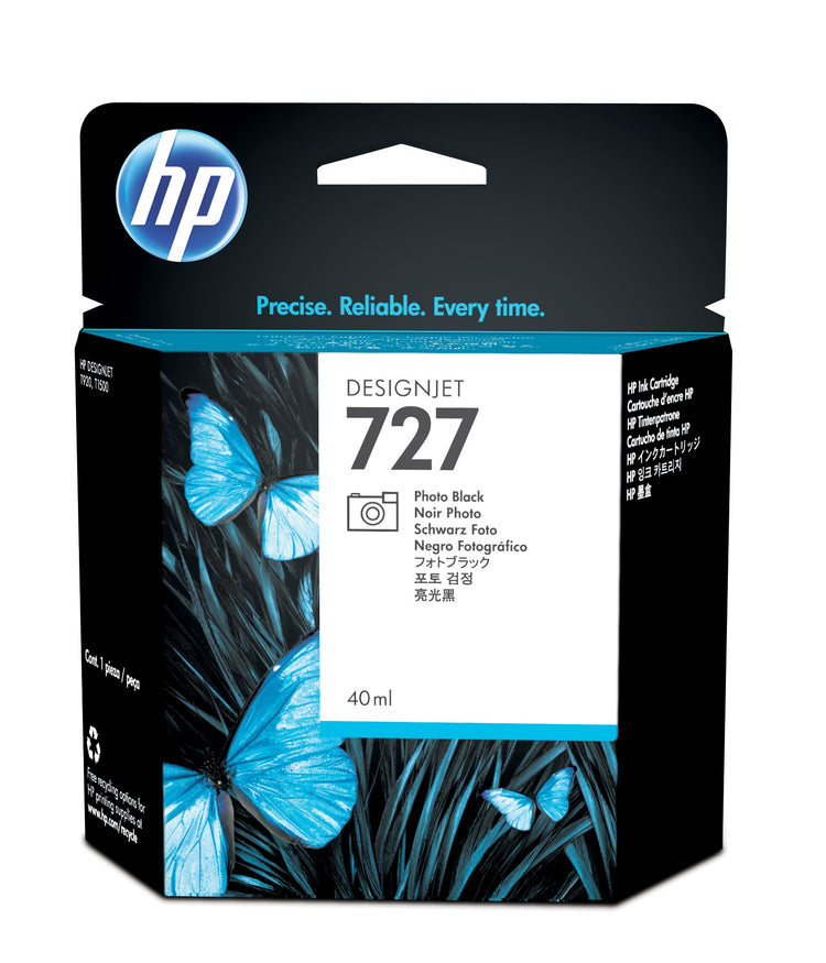 HP 727 - 40 ml (B3P17A) Photo black Original Inkjet Cartridge - Cartouches Certifiees