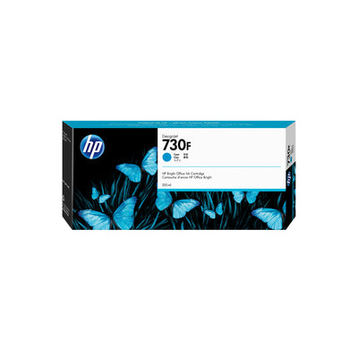 HP 730F 300-ml Cyan DesignJet Ink Cartridge (1XB27A) - Cartouches Certifiees
