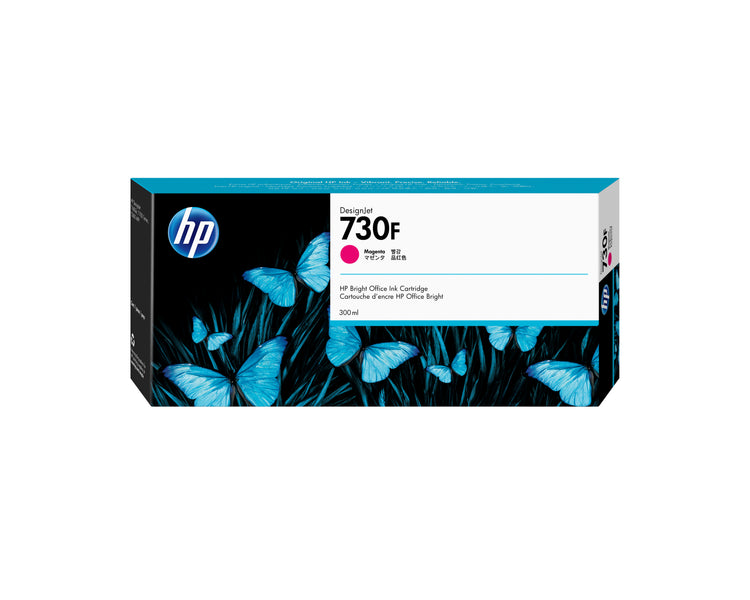 HP 730F 300-ml Magenta DesignJet Ink Cartridge (1XB26A) - Cartouches Certifiees