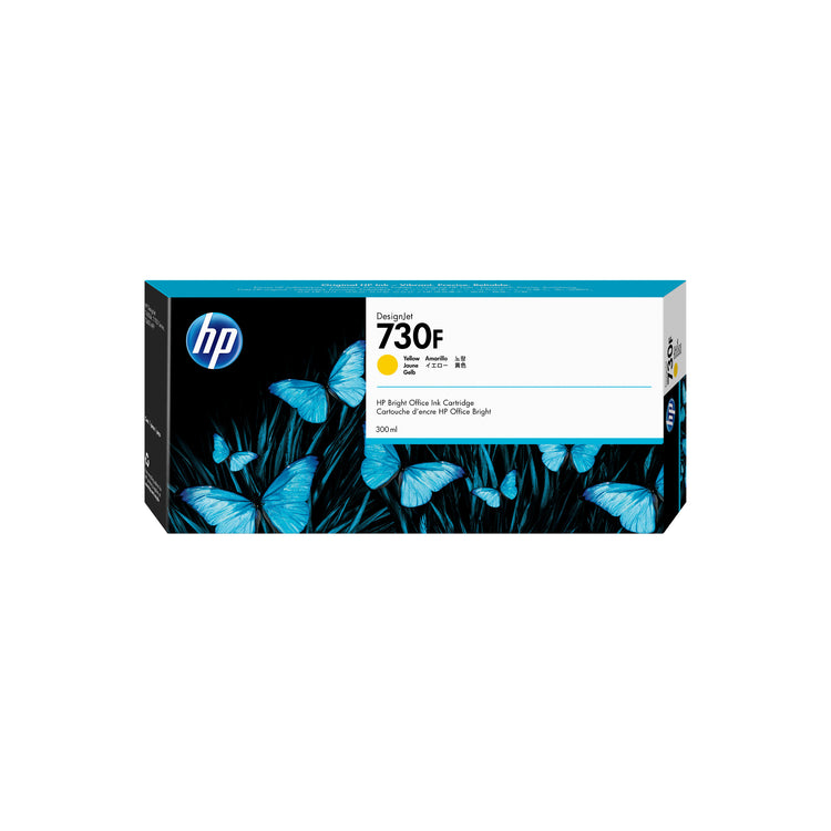 HP 730F 300-ml Yellow DesignJet Ink Cartridge (1XB25A) - Cartouches Certifiees
