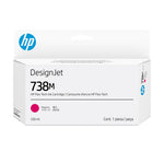 HP 738M 130-ml Magenta DesignJet Ink Cartridge (A24VNA) - Cartouches Certifiees