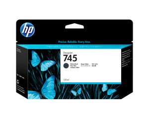 HP 745 - 130ml (F9J99A) Matte Black Original Inkjet Cartridge - Cartouches Certifiees