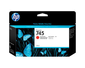 HP 745 - 130ml (F9K00A) Red Original Inkjet Cartridge - Cartouches Certifiees