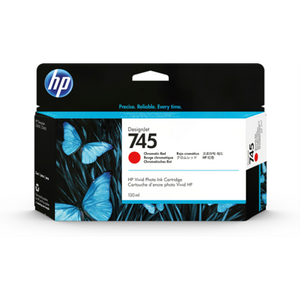HP 745 - 130ml (F9K00A) Red Original Inkjet Cartridge - Cartouches Certifiees