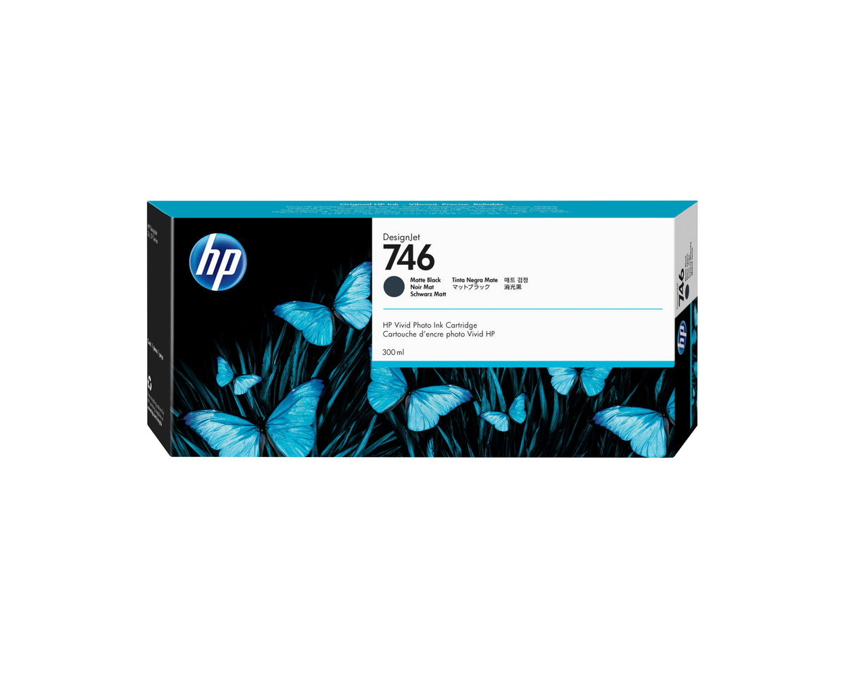 HP 746 - 300ml (P2V83A) Matte Black Original Inkjet Cartridge - Cartouches Certifiees