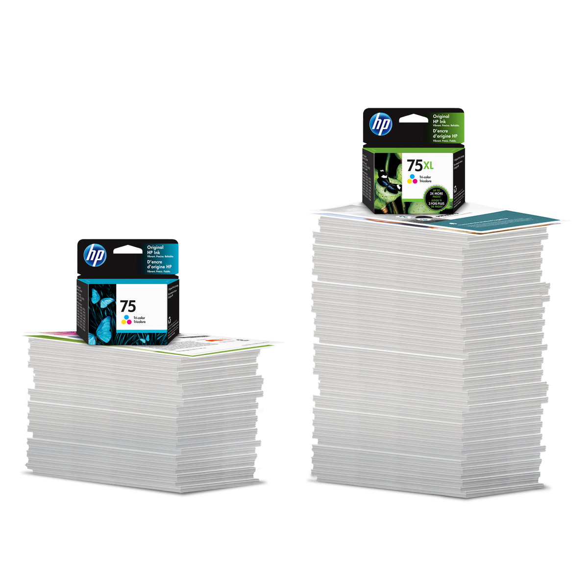 HP 75 (CB337WN) Color Original Inkjet Cartridge - Cartouches Certifiees