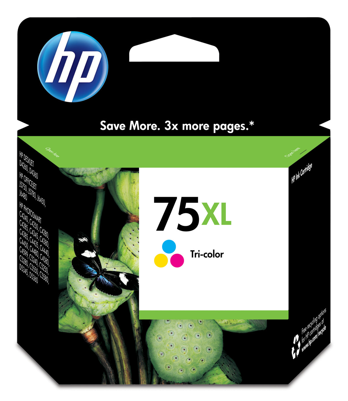 HP 75XL (CB338WN) Color Original Inkjet Cartridge - Cartouches Certifiees