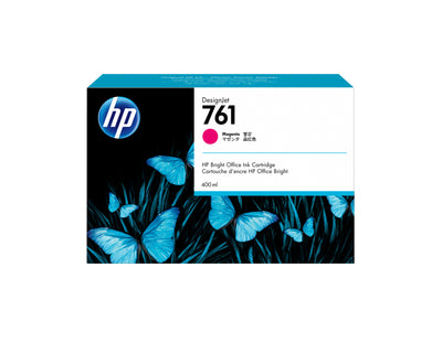 HP 761 - 400ml (CM993A) Magenta Original Inkjet Cartridge - Cartouches Certifiees