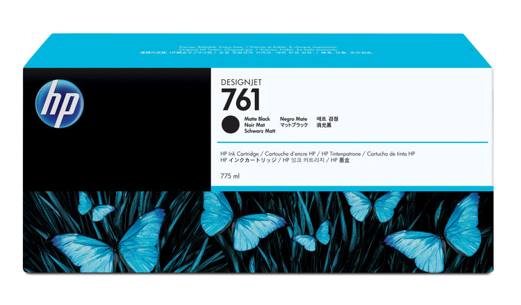 HP 761 - 775ml (CM997A) Matte Black Original Inkjet Cartridge - Cartouches Certifiees