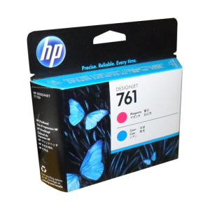 HP 761 (CH646A) Cyan and Magenta Original Printhead - Cartouches Certifiees
