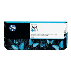 HP 764 - 300ml (C1Q13A) Cyan Original Inkjet Cartridge - Cartouches Certifiees