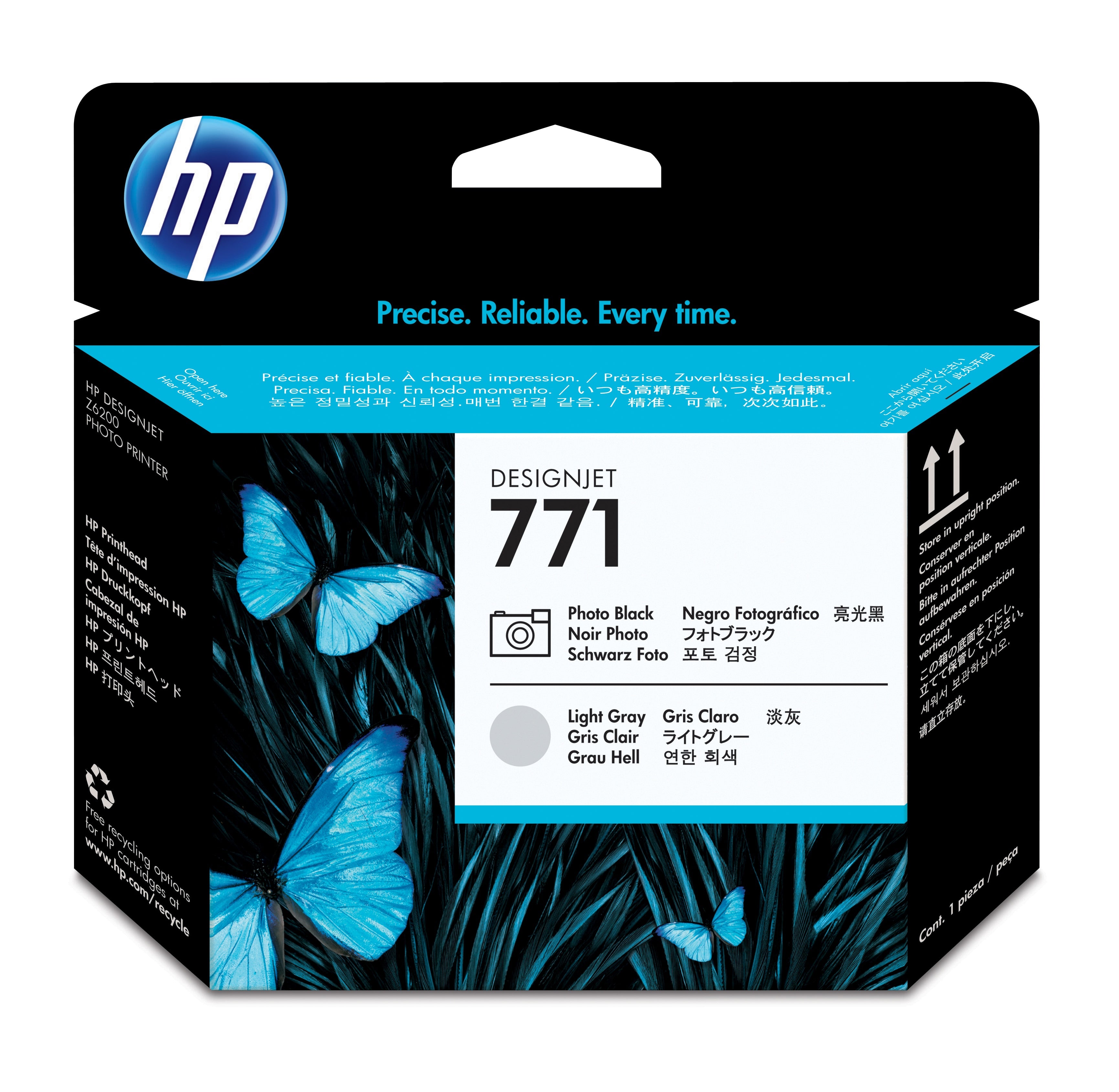HP 771 (CE020A) Photo Black and Light Gray Original Printhead - Cartouches Certifiees