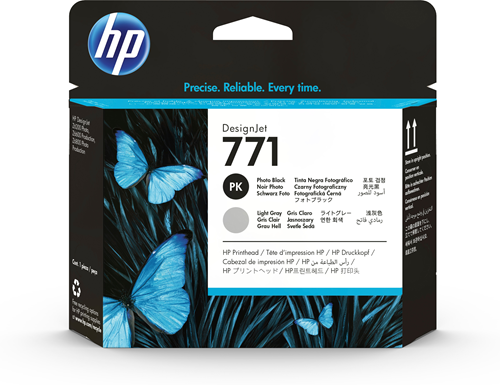 HP 771 (CE020A) Photo Black and Light Gray Original Printhead - Cartouches Certifiees