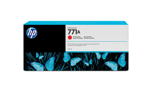 HP 771A - 775ml (B6Y16A) Chromatic Red Original Inkjet Cartridge - Cartouches Certifiees