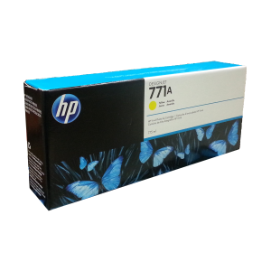 HP 771A - 775ml (B6Y18A) Yellow Original Inkjet Cartridge - Cartouches Certifiees