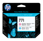 HP 771A (CE019A) Light Magenta and Light Cyan Original Printhead - Cartouches Certifiees