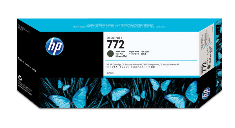 HP 772 - 300ml (CN635A) Matte Black Original Inkjet Cartridge - Cartouches Certifiees